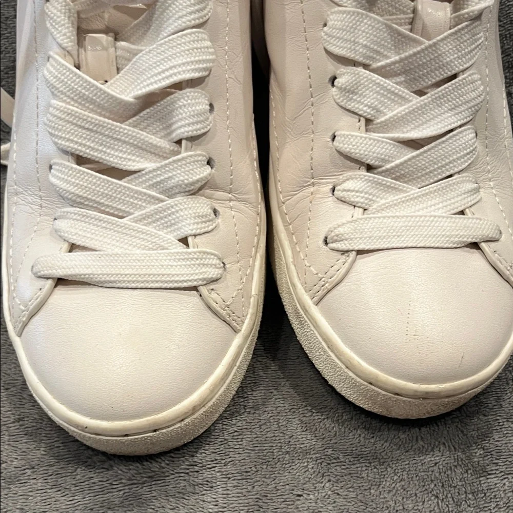 Coach White and Pink Women's Sneakers - Picture 7 of 9